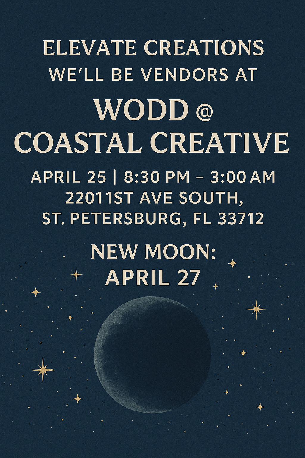 We’re Popping Up at WODD @ Coastal Creative – Come Elevate with Us!