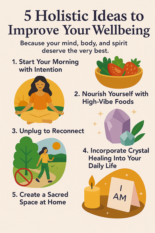 ✨ 5 Holistic Ideas to Improve Your Wellbeing ✨