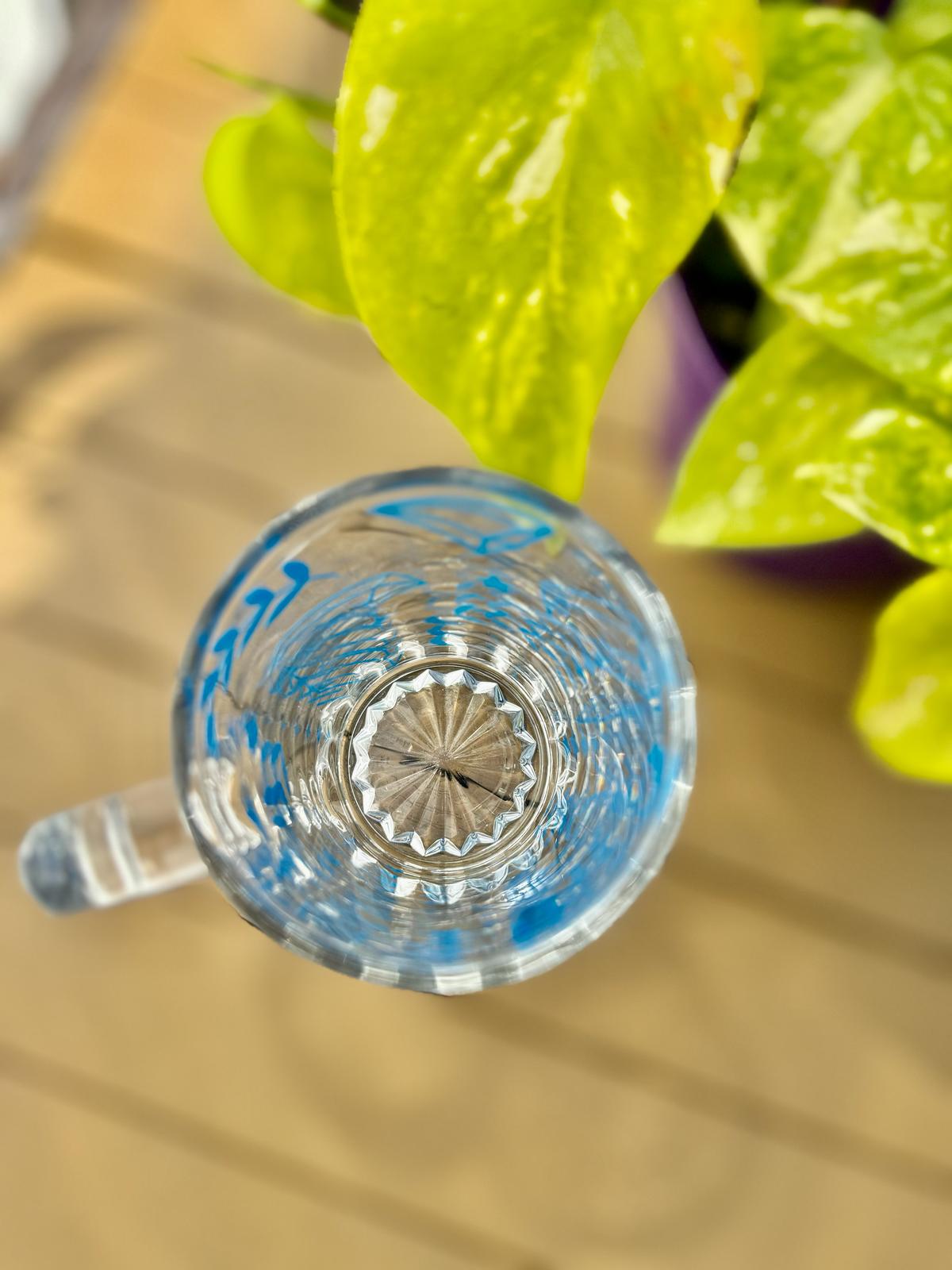 Pinta caprichosa | Jarra de cerveza de vidrio