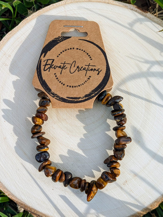 Tiger’s Eye Chip Bracelet