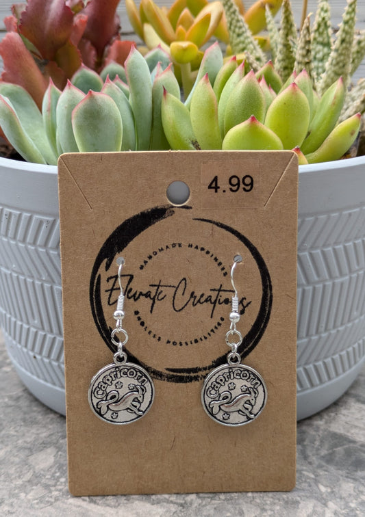 Pendientes Zodiaco Bronce-Oro | Capricornio