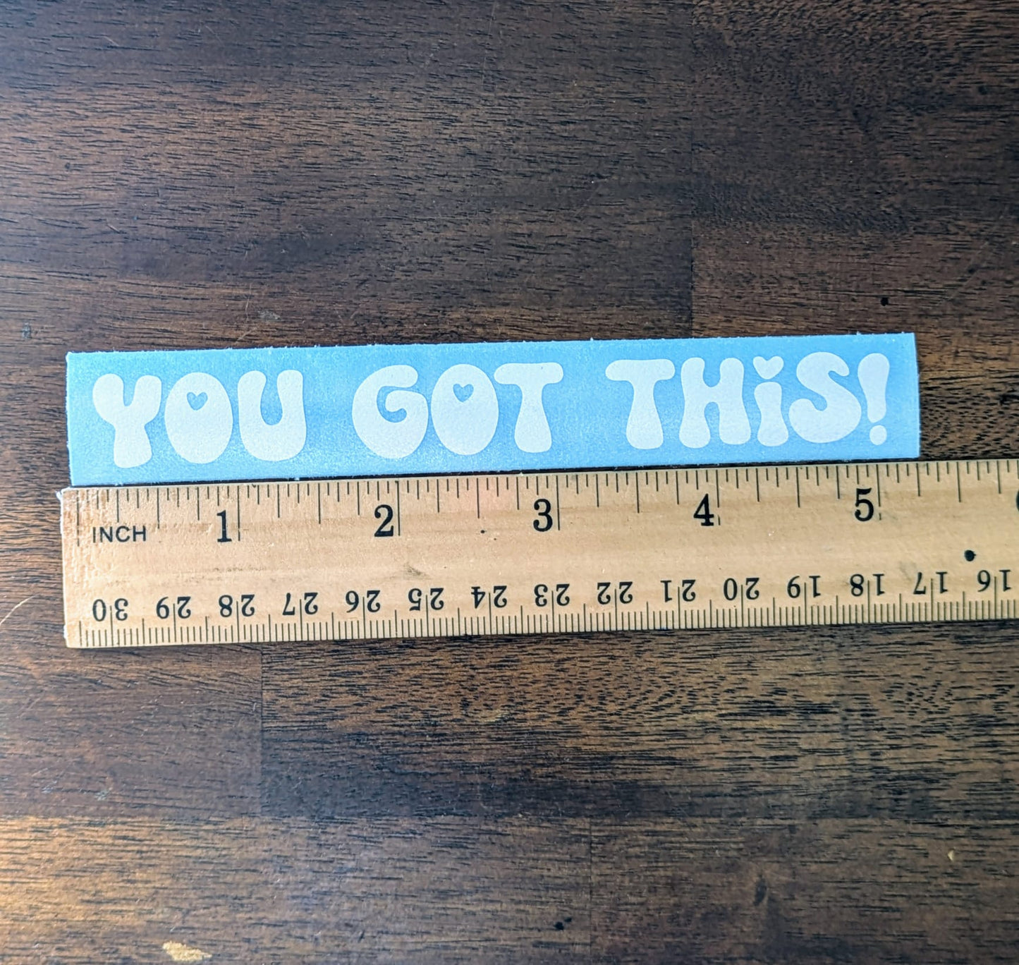 You Got This! (Permanent Mirror Vinyl Decal)
