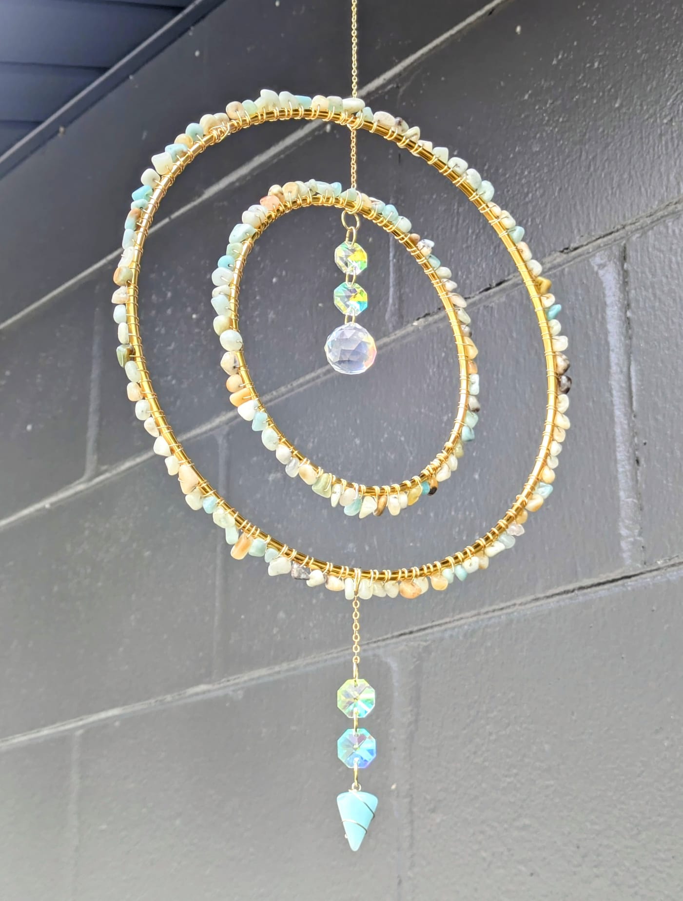 Amazonite Suncatcher