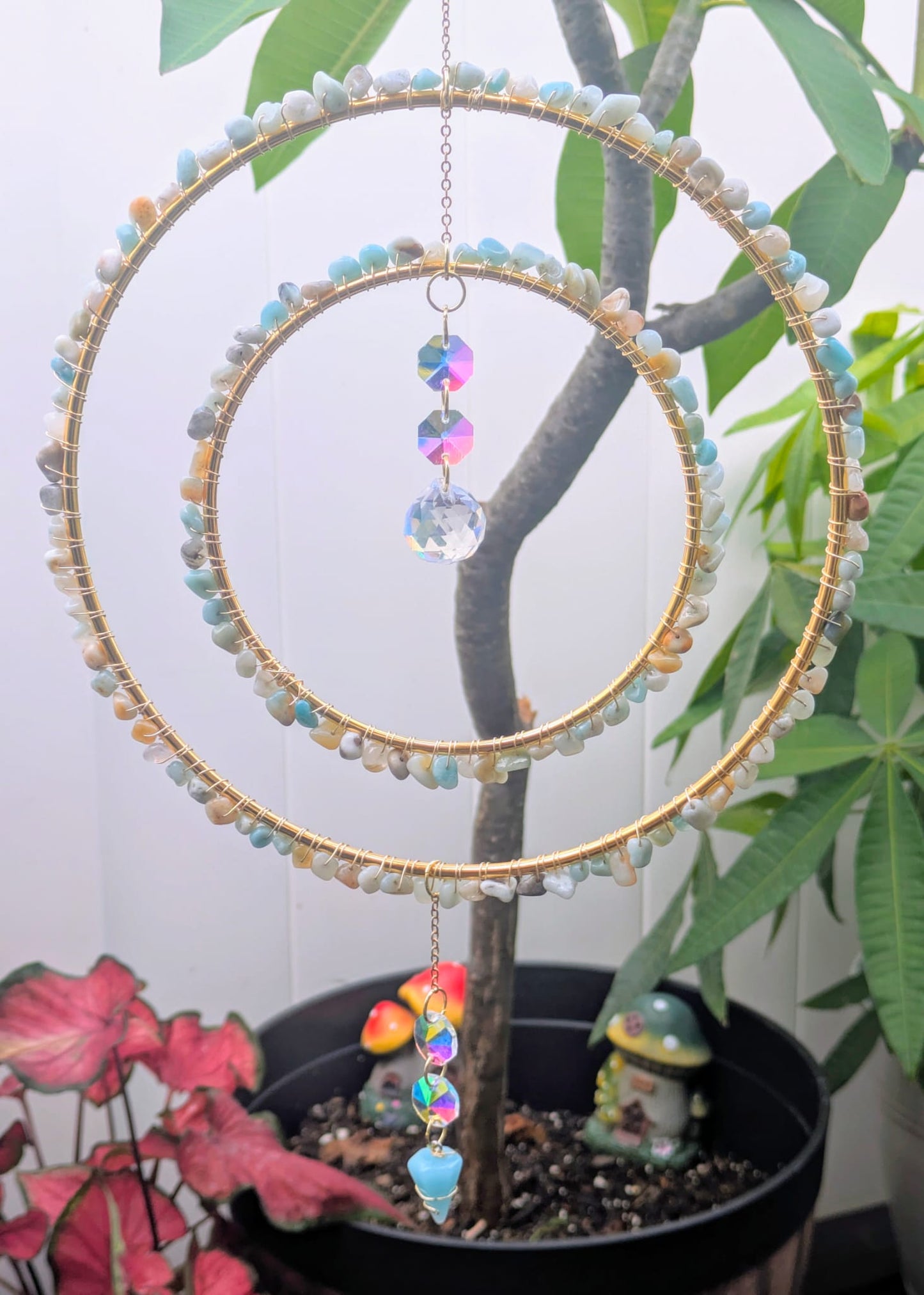 Amazonite Suncatcher