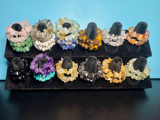 Elastic Crystal Chip Rings