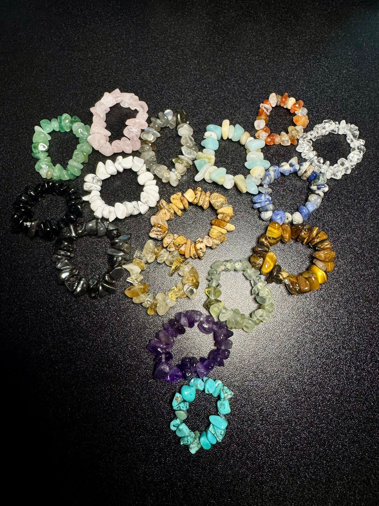 Elastic Crystal Chip Rings