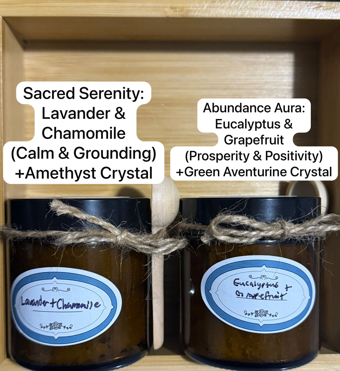 Sugar Scrubs + Free Small Crystal (4oz)