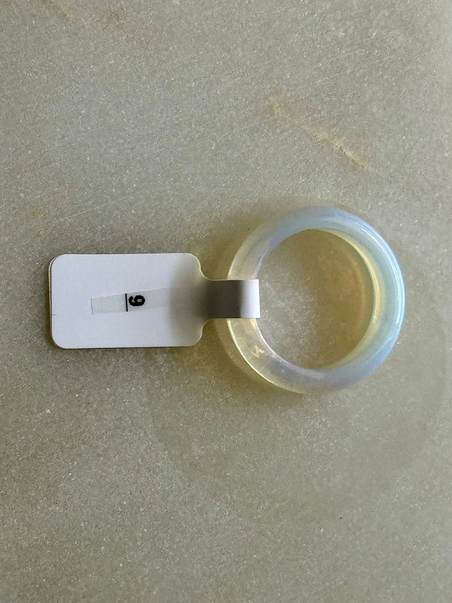 Anillos de cristal natural