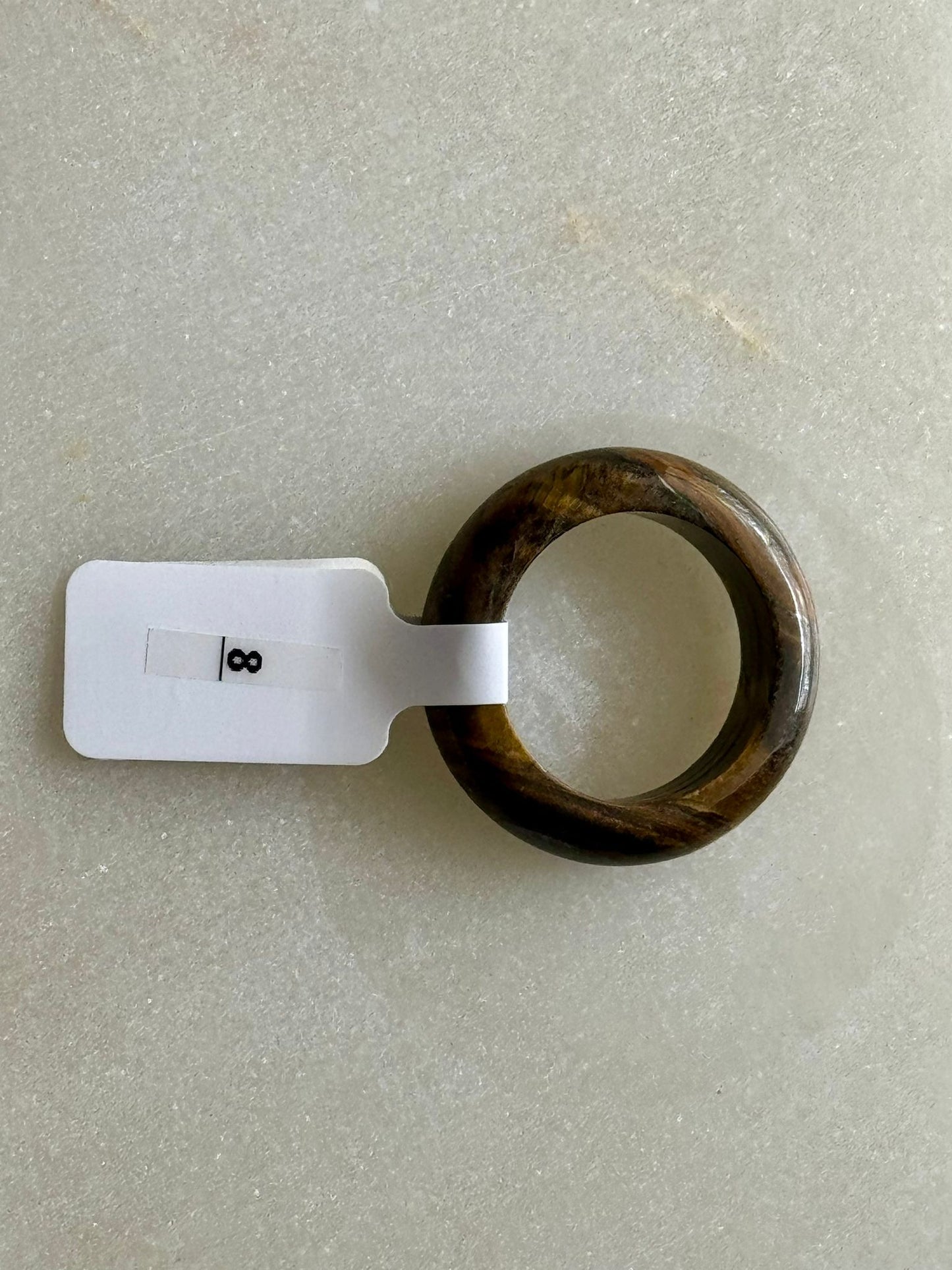 Anillos de cristal natural