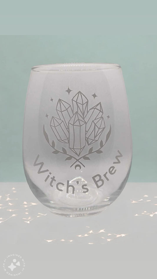 Witch's Brew Glass Cup