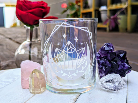 Glass Candle Holder