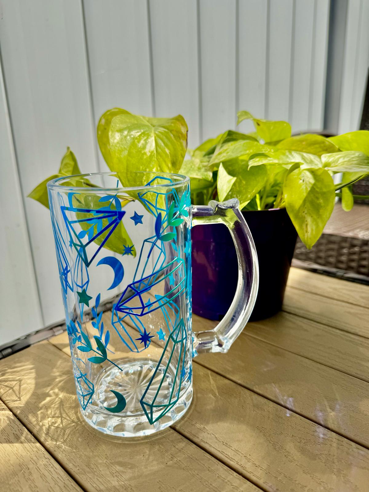 Whimsical Pint | Glass Beer Mug