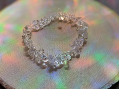 Clear Quartz Chip Bracelet