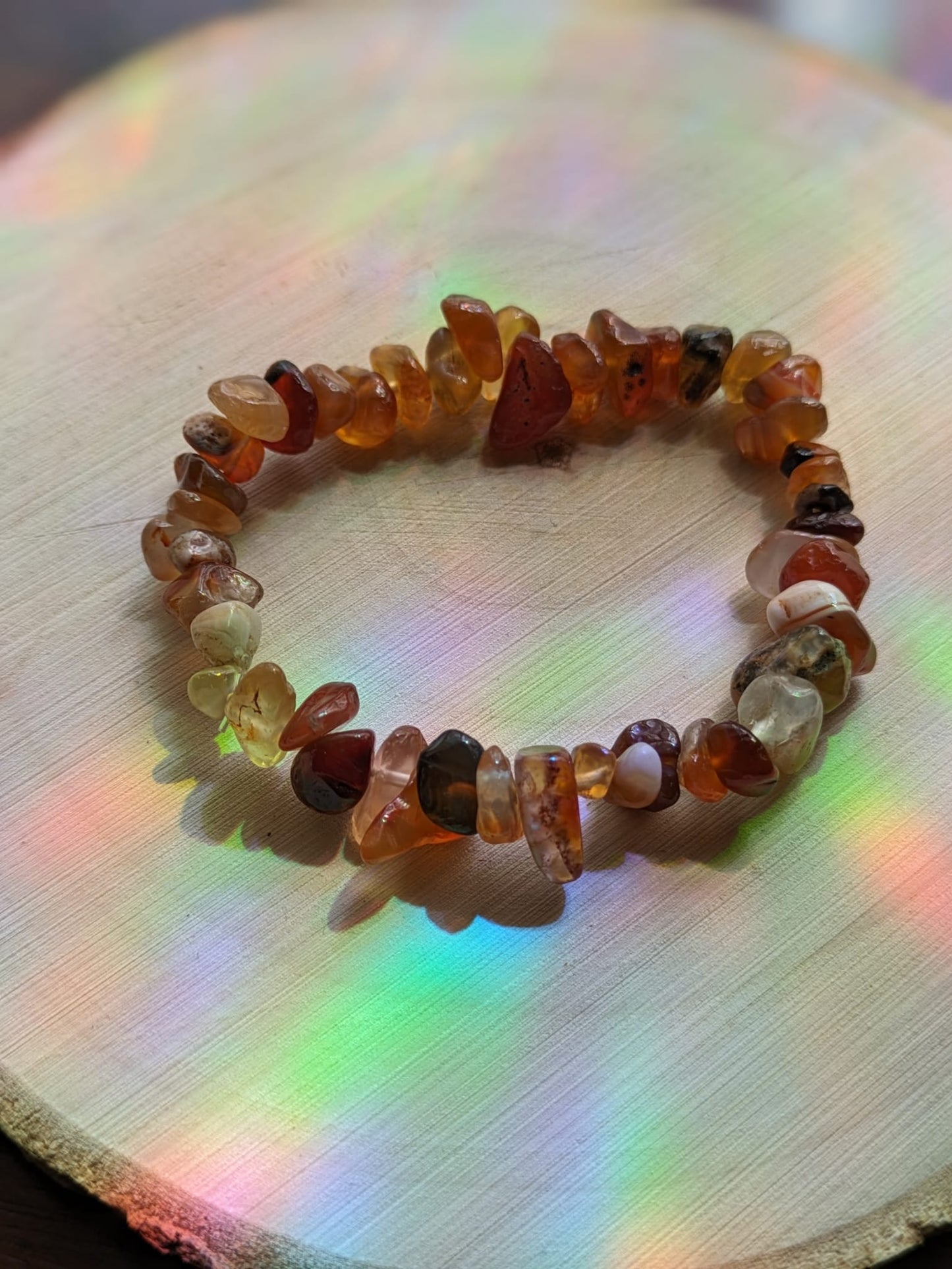 Carnelian Chip Bracelet