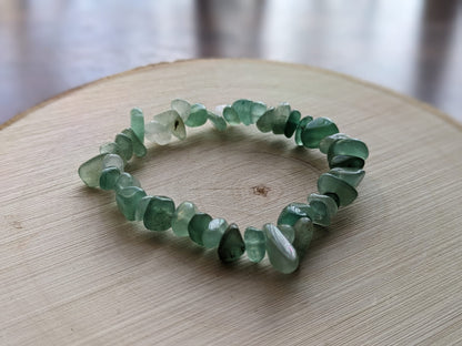 Green Aventurine Chip Bracelet