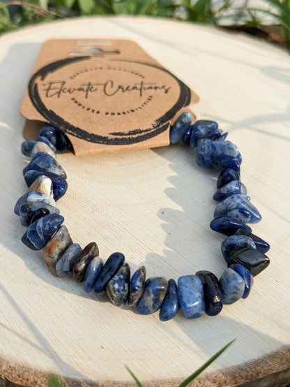 Sodalite Chip Bracelet