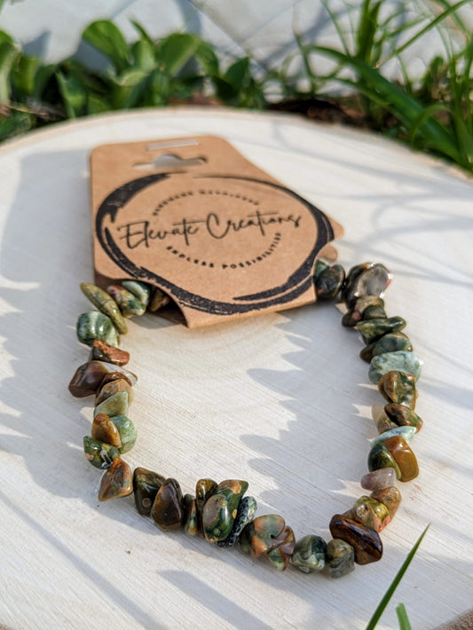 Rhyolite Chip Bracelet