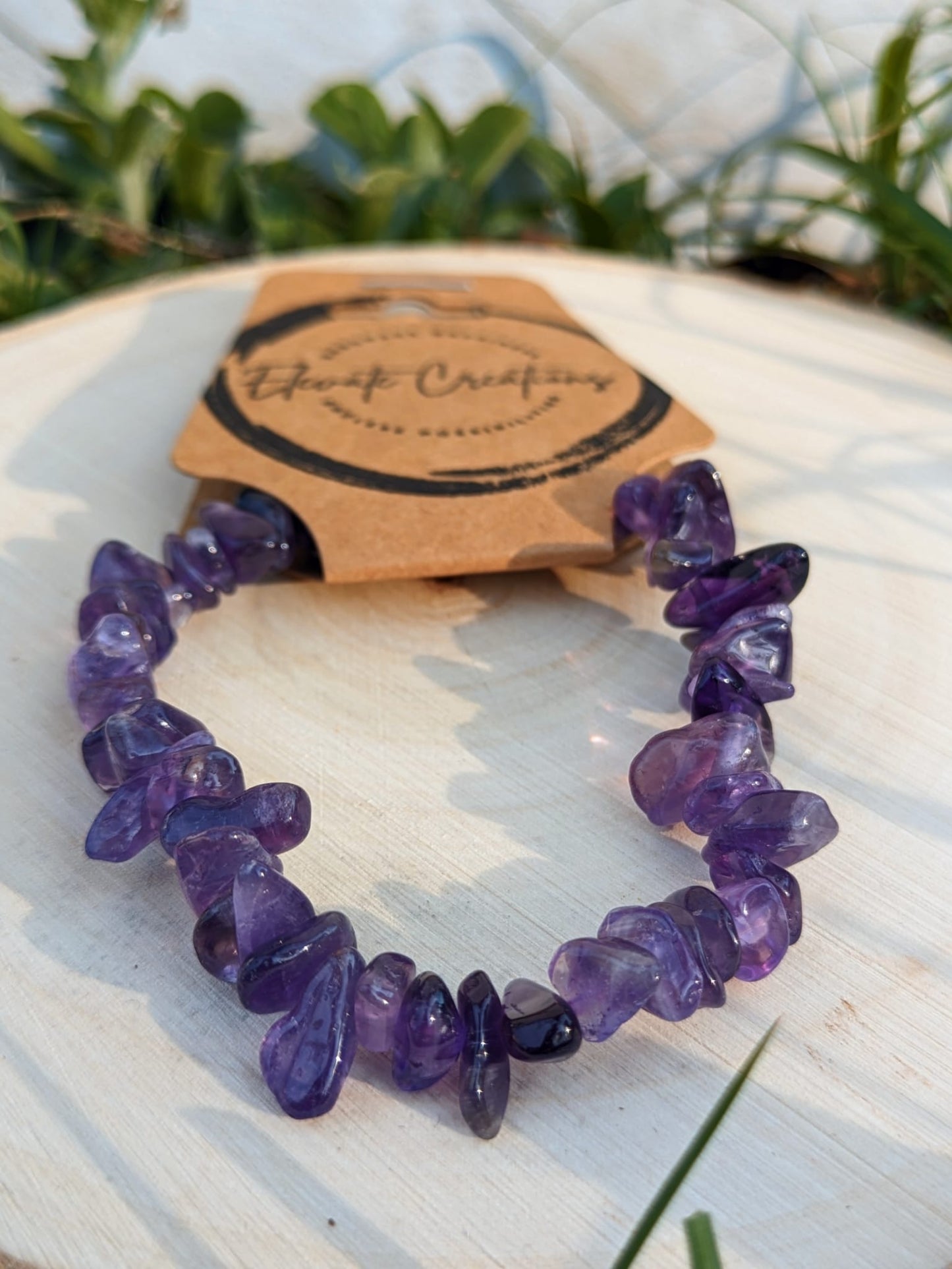 Amethyst Chip Bracelet