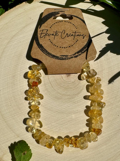 Citrine Chip Bracelet