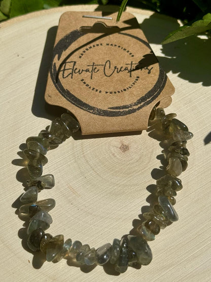 Labradorite Chip Bracelet