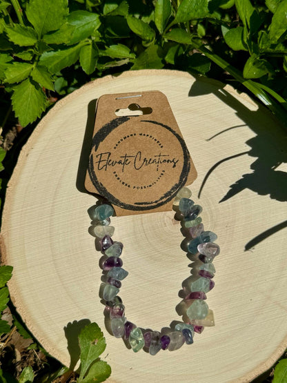 Fluorite Chip Bracelet