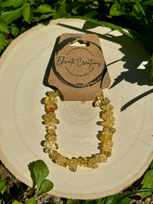 Citrine Chip Bracelet