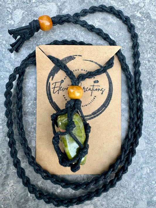 Unakite | Rope Necklace