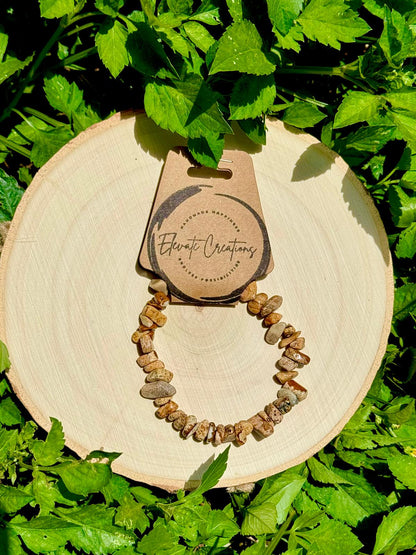 Picture Jasper Chip Bracelet