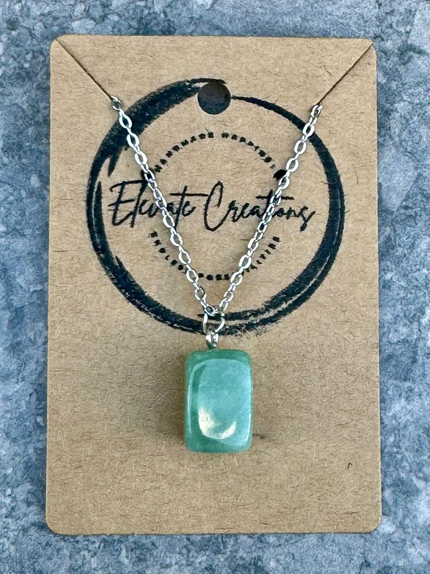 Green Aventurine Charm Necklace