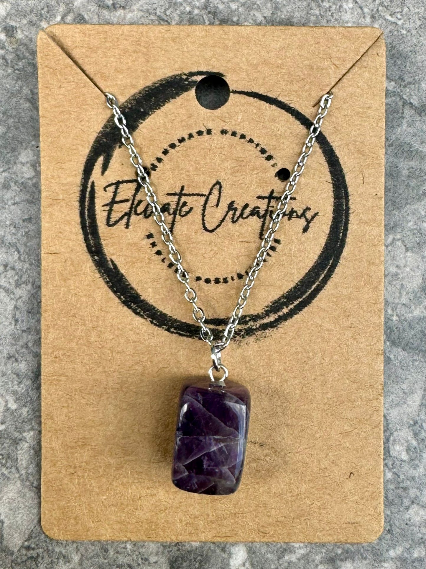 Amethyst Charm Necklace