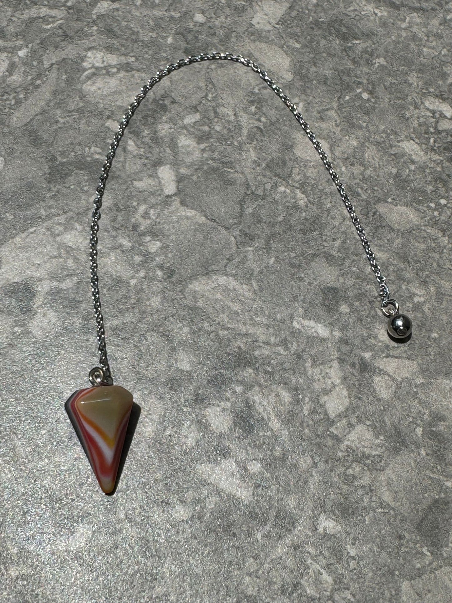 Dyed Agate | Pendulum