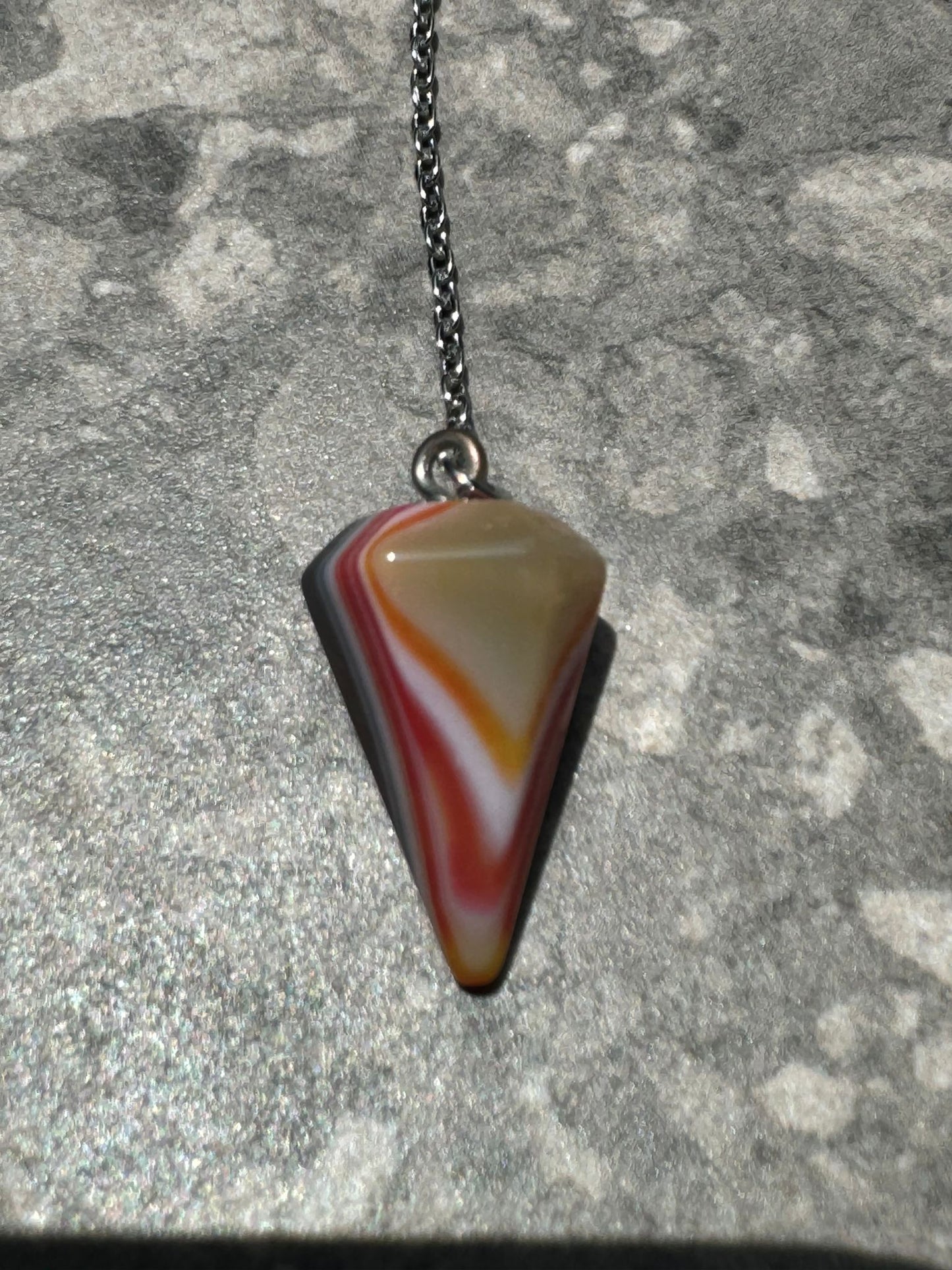 Dyed Agate | Pendulum