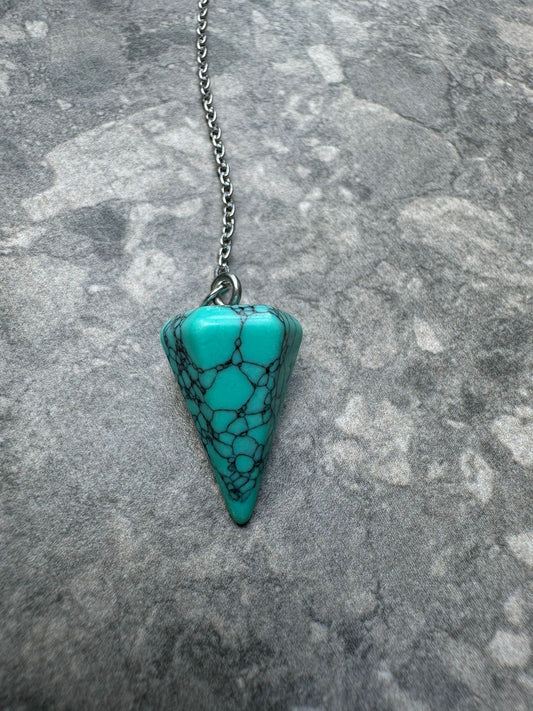 Turquoise Howlite | Pendulum