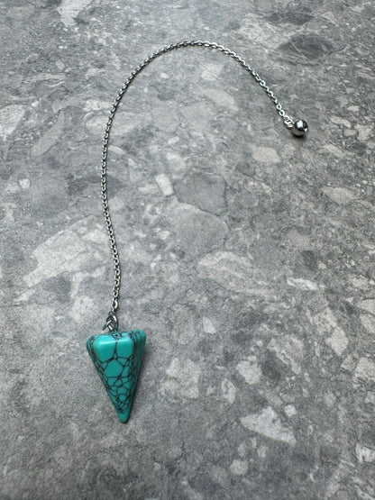 Turquoise Howlite | Pendulum