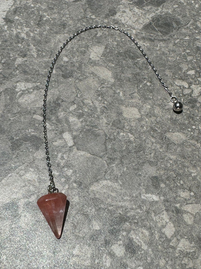 Cherry Quartz | Pendulum