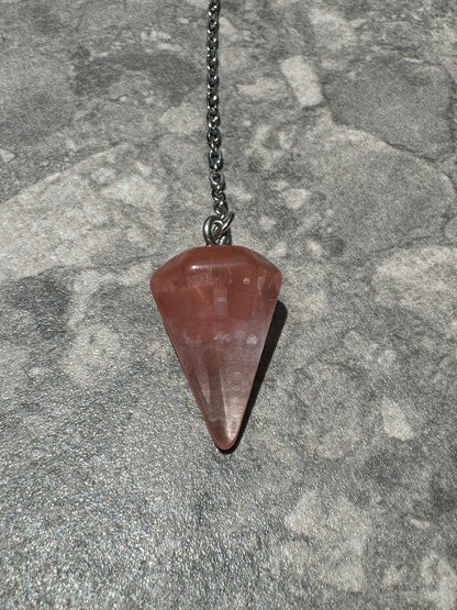 Cherry Quartz | Pendulum