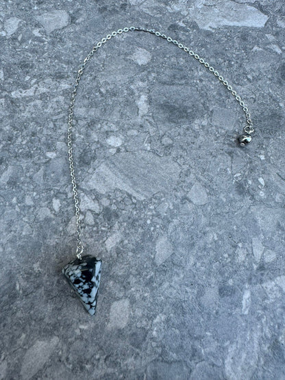 Snowflake Obsidian | Pendulum