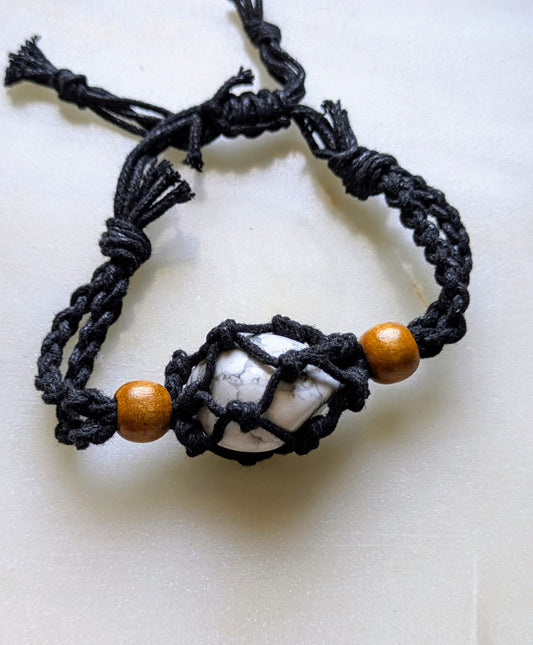 Howlite | Rope Bracelet