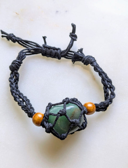 Green Aventurine | Rope Bracelet