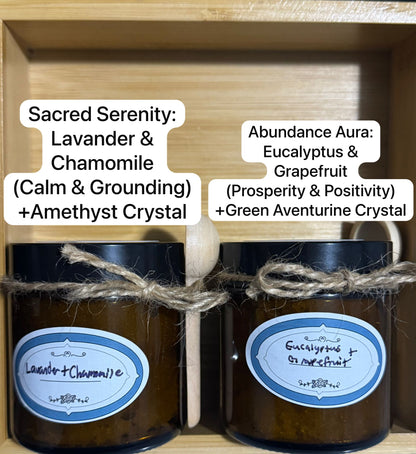 Sugar Scrubs + Free Small Crystal (4oz)