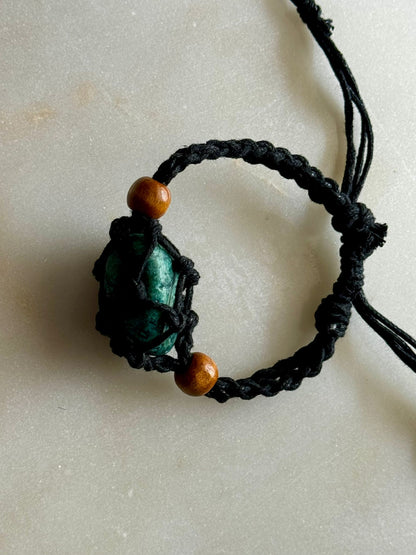 Zoisite | Rope Bracelet